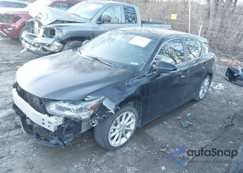 2011 Lexus Ct 200H Premium из США, поврежденный, VIN JTHKD5BH7B2013654